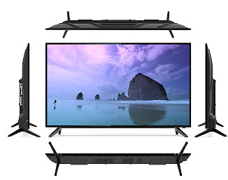 comprar Televisão LED inteligente de 40 polegadas vidro temperado TV LED Wifi multilíngue online manufacture