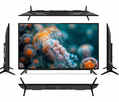 comprar Vidro temperado 75 polegadas LED TV 4K Ultra estreito Bezel com caixa de plástico online manufacture