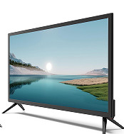 Tempo de resposta de 8ms TV LED normal de 24 polegadas com cor preta e freqüência de sincronização de 50Hz/60Hz