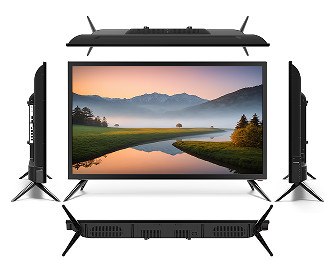 Instalação fácil TV LED de 40 polegadas 2K TV LED Casa de metal com quadro