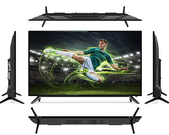 Multimédia 55 polegadas Smart TV LED Ajuste de cor inteligente 4K com Wifi