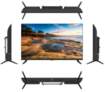 Hotéis 32 polegadas TV sem enquadramento Ultrafinos espessura Google TV HIFI alto-falante