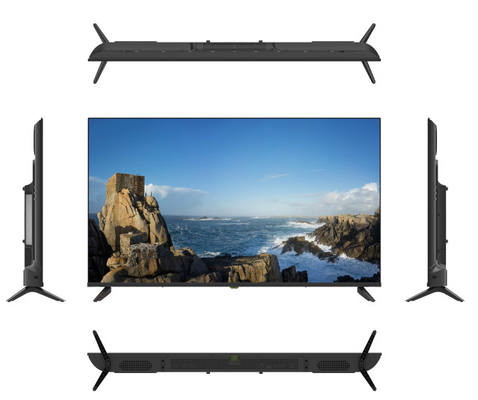 Televisão inteligente QLED de 50 polegadas personalizável estável com caixa de plástico